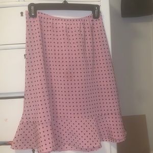 vintage polka dot skirt